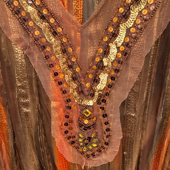 UNYX Women’s Long Sleeve Gauze Tunic Top Size Medium - Picture 2 of 3